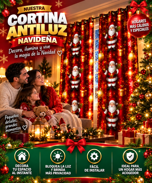 Cortina Antiluz Navideña